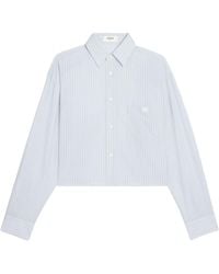 Celine - Cropped Shirt - Lyst