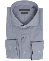 Corneliani - French-Collar Long-Sleeve Shirt - Lyst
