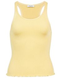 Alaïa - Silk Ribbed Knit Crop Top - Lyst