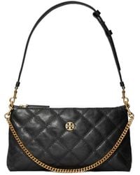 Tory Burch - Leather And Chain Shoulder Bag - Lyst