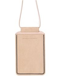 Brunello Cucinelli - Shoulder Passport Holder - Lyst