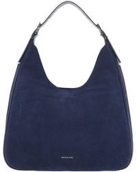 MICHAEL Michael Kors - Nolita Large Nubuck Hobo Shoulder Bag - Lyst