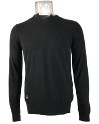 Armani Jeans - Long-Sleeved Contrasting Sweater - Lyst