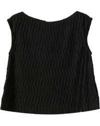 Herno - Wrinkled Effect Tank Top - Lyst