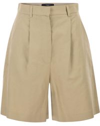 Weekend by Maxmara - Wkdecuba Pleated Bermuda Shorts - Lyst