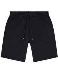 DIESEL - Peached Raw-Edge Cotton Shorts - Lyst