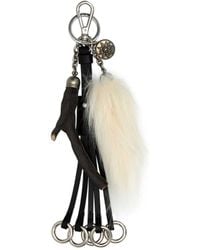 Prada - Logo-Engraved Keyring - Lyst