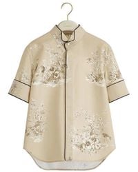 Dior - Iviera Short-Sleeved Blouse - Lyst