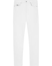 Versace - Logo Patch Straight-Leg Jeans - Lyst