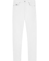 Versace - Logo Patch Straight-Leg Jeans - Lyst