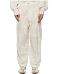 Hed Mayner - Pinstripe Casual Pants - Lyst