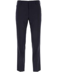 Prada - Mid-Rise Cropped-Leg Trousers - Lyst