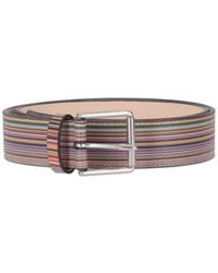 Paul Smith - Signature Stripe Buckle Belt - Lyst