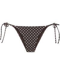 Matteau - The String Polka-Dot Recycled Bikini Briefs - Lyst