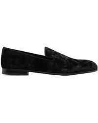 Dolce & Gabbana - Round-Toe Flat Loafers - Lyst
