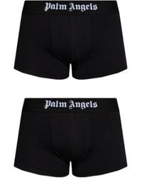 Palm Angels - Logo-Waist Pack Of Two Boxers - Lyst