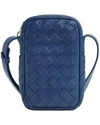 Bottega Veneta - Intrecciato Zipped Phone Pouch - Lyst
