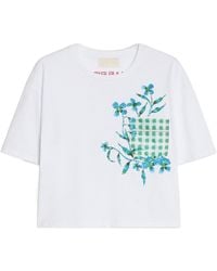 iBlues - Cropped T-Shirt - Lyst