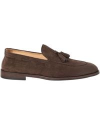 Brunello Cucinelli - Slip-On Almond-Toe Tassel Loafers - Lyst