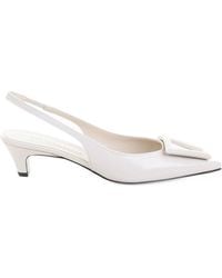 Roberto Festa - Bow Detailed Slingback Pumps - Lyst