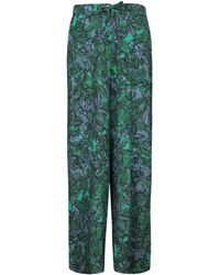 Pierre Louis Mascia - Pattern Wide-Legged Casual Pants - Lyst