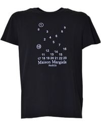 Maison Margiela - Graphic Printed Crewneck T-Shirt - Lyst