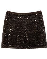 Roberto Collina - Sequin-Embellished Mini Skirt - Lyst