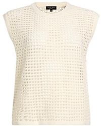 Rag & Bone - Solid-Color Sleeveless Knitted Sweater - Lyst