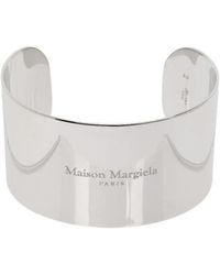 Maison Margiela - Logo Reference Open Bracelet - Lyst