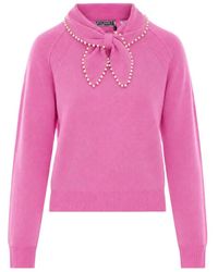 Essentiel Antwerp - Kasa Bow Detail Knitted Sweater - Lyst