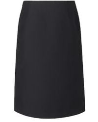 Fendi - Side-Slit Midi Skirt - Lyst