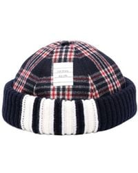 Thom Browne - 4-Bar Stripe Docker Hat - Lyst