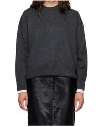 Loulou de Saison - Oversized Crew-Neck Sweater - Lyst