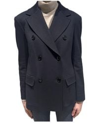 Max Mara - 'S Double-Breasted Long-Sleeved Jacket - Lyst
