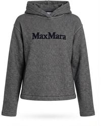Max Mara - Gary Logo Embroidered Hoodie - Lyst