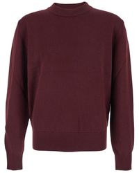 sunflower - Long-Sleeved Crew Neck Sweater - Lyst