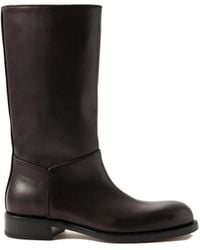 The Row - Round-Toe Ankle Boots - Lyst