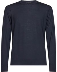 ZEGNA - Ribbed Crewneck Knitted Sweater - Lyst
