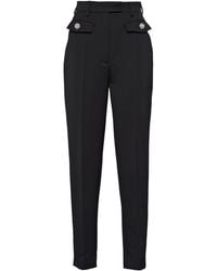 Prada - Front Pocket Tailored Trousers - Lyst