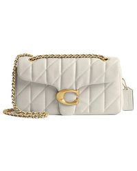 COACH - Tabby 26 Logo Plaque Quilted Crossbody Bag - Lyst