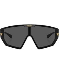 Versace - Medusa Horizon Shield-Frame Sunglasses - Lyst