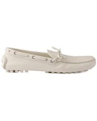 Prada - Leather Driving Shoe - Lyst