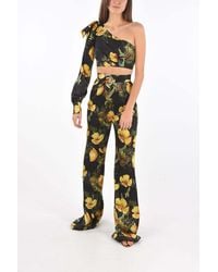Philipp Plein - Couture Boot-Cut Set With Crop Top - Lyst