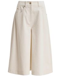 Essentiel Antwerp - Wide-Leg Bermuda Shorts - Lyst