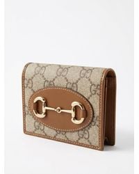 Gucci - Horsebit 1955 Card Case Wallet - Lyst