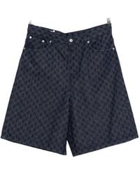 Dries Van Noten - Denim Shorts With Belt Loops - Lyst