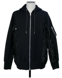 Sacai - Sponge Sweat Twill Hoodie - Lyst