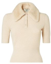 Fendi - Wool And Cashmere Polo Shirt - Lyst