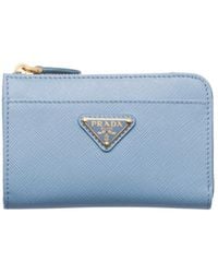 Prada - Saffiano Leather Keychain - Lyst