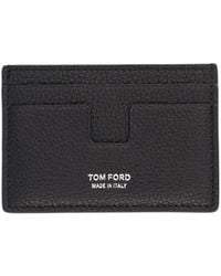 Tom Ford - T Line Classic Card Holder Wallet - Lyst